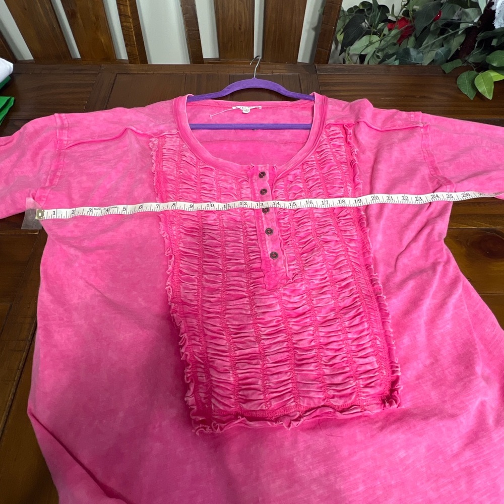 Oli & Hali Pink Long Sleeve Top - Picture 3 of 5